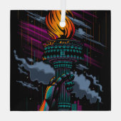 Ornement En Verre Liberté (Verso)