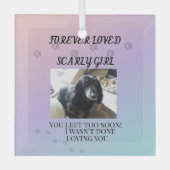 Ornement En Verre Light Beyond the Rainbow Tribute (Recto)