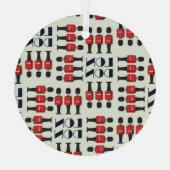 Ornement En Verre Londres, soldats, motif sans soudure (Verso)