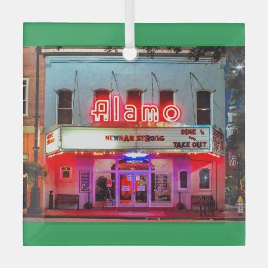 Ornement En Verre L'ornement en verre ALAMO (Recto)