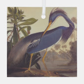Ornement En Verre Louisiana Heron (Verso)