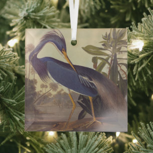 Ornement En Verre Louisiana Heron