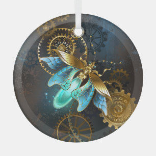 Ornement En Verre Lucioles Steampunk