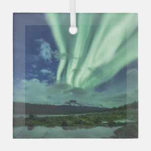 Ornement En Verre Lumières du Nord Norvège
