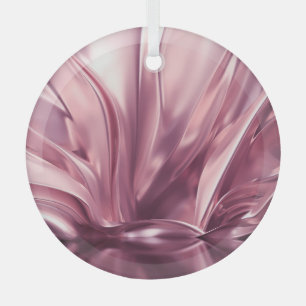 Ornement En Verre Luxueux Arrière - plan d'illustration 3D en or