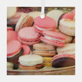 Ornement En Verre Macarons de différentes couleurs (Verso)