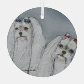 Ornement En Verre Maltais par Hevener (Verso)