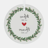 Ornement En Verre Maman | Nonna Year Est. (Verso)