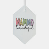 Ornement En Verre Mammo Technologue Mammographie Technicien Cadeaux (Avant droite)