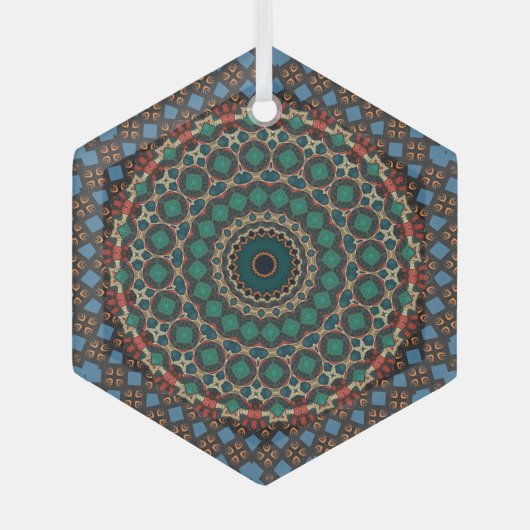 Ornement En Verre Mandala (Recto)