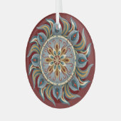 Ornement En Verre Mandala (Avant gauche)
