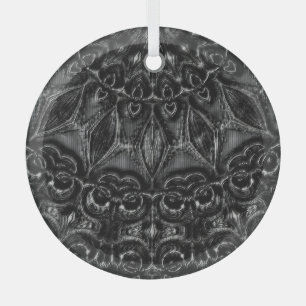 Ornement En Verre Mandala