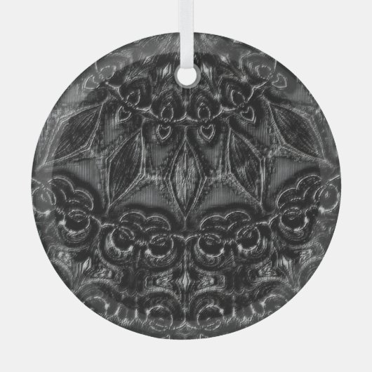 Ornement En Verre Mandala (Recto)