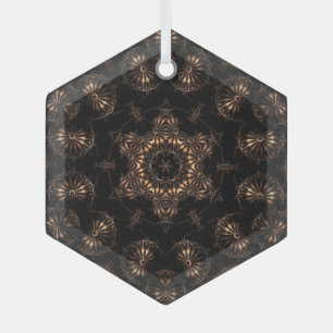 Ornement En Verre Mandala de l'âge de bronze