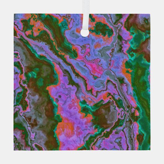 Ornement En Verre Marbre aigre (Verso)