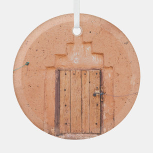 Ornement En Verre Marocain Traditionnel Texture De Fenêtre En Bois