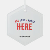 ORNEMENT EN VERRE MARQUE BLANCHE MODERNE ET PERSONNALISABLE VÉRIFIÉE (Recto)