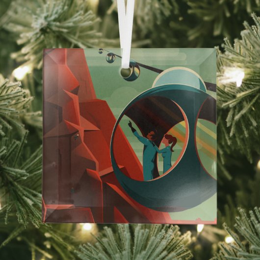 Ornement En Verre Mars Olympus Mons Système solaire Volcano le plus  (Insitu)