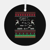 ORNEMENT EN VERRE MATH NOËL (Verso)