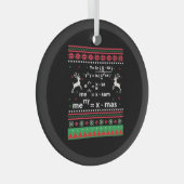 ORNEMENT EN VERRE MATH NOËL (Avant droite)