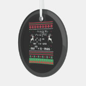 ORNEMENT EN VERRE MATH NOËL (Avant gauche)