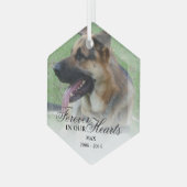 Ornement En Verre Mémoire de Noël en photo (Avant gauche)