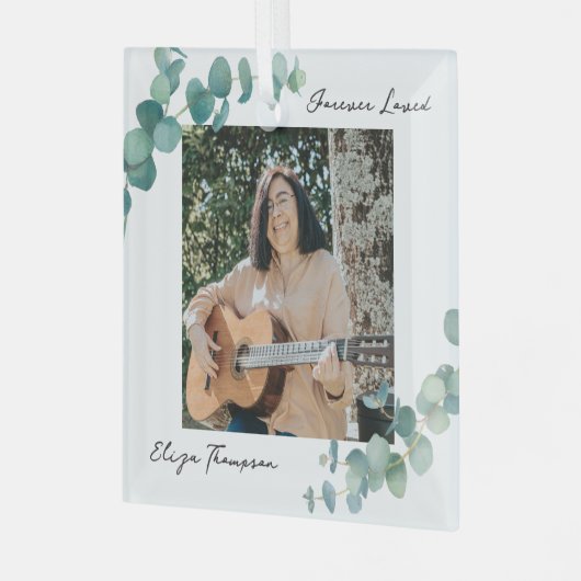 Ornement En Verre Mémorial verdoyant (Avant gauche)