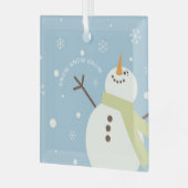 Ornement En Verre Merveilleuse neige (Avant gauche)