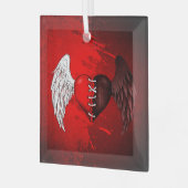 Ornement En Verre Mi-ange mi-démon (Avant gauche)