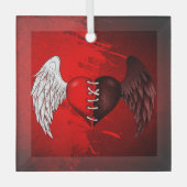 Ornement En Verre Mi-ange mi-démon (Recto)