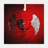 Ornement En Verre Mi-ange mi-démon (Verso)