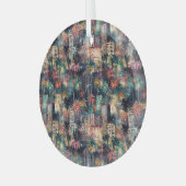 Ornement En Verre Miami à Noël & Nouvel An en aquarelles (Avant gauche)