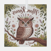 Ornement En Verre Mom Knows (Verso)