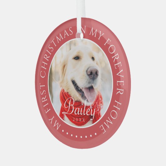 Ornement En Verre Mon premier Noël pour toujours Accueil Moderne Pho (Avant gauche)