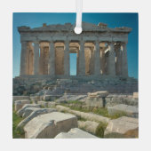 Ornement En Verre Monuments | Parthenon Athens, Greece (Verso)