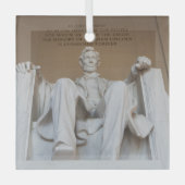 Ornement En Verre Monuments | the Lincoln Memorial (Recto)