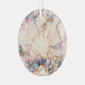 Ornement En Verre Motif Abstrait Fluid de marbre (Avant gauche)