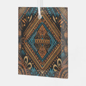 Ornement En Verre Motif africain (Avant gauche)