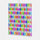 Ornement En Verre Motif d'ampoules de Noël (Avant gauche)