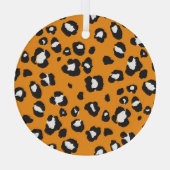Ornement En Verre Motif Empreinte de léopard classique (Verso)