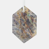 Ornement En Verre Motif en pierre d'âge Kaleidoscope (Avant gauche)