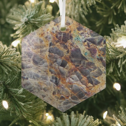 Ornement En Verre Motif en pierre d'âge Kaleidoscope (Insitu)
