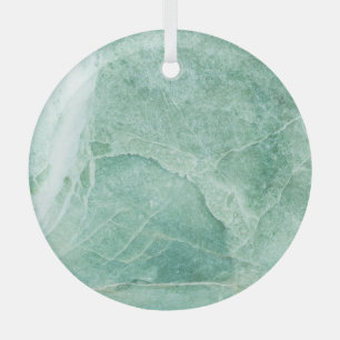 Ornement En Verre Motif en pierre de marbre, texture verte.