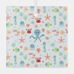 Ornement En Verre Motif Sea World