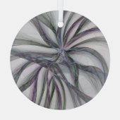 Ornement En Verre Motions Filigree Moderne Abstrait pivotant Fractal (Verso)