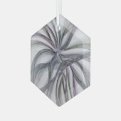 Ornement En Verre Motions Filigree Moderne Abstrait pivotant Fractal (Avant gauche)