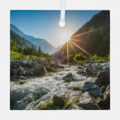 Ornement En Verre Mountains | Hohe Tauern National Park, Austria (Verso)