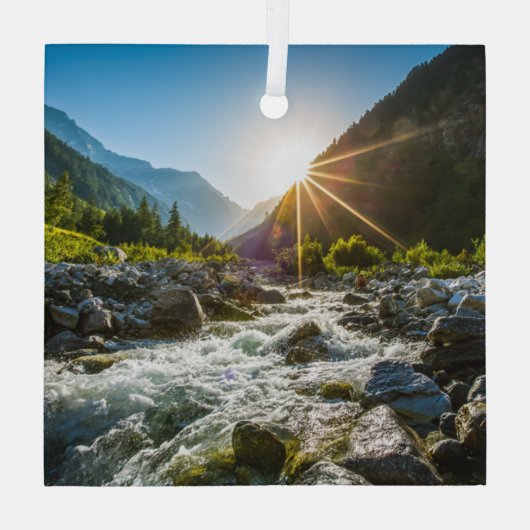 Ornement En Verre Mountains | Hohe Tauern National Park, Austria (Verso)