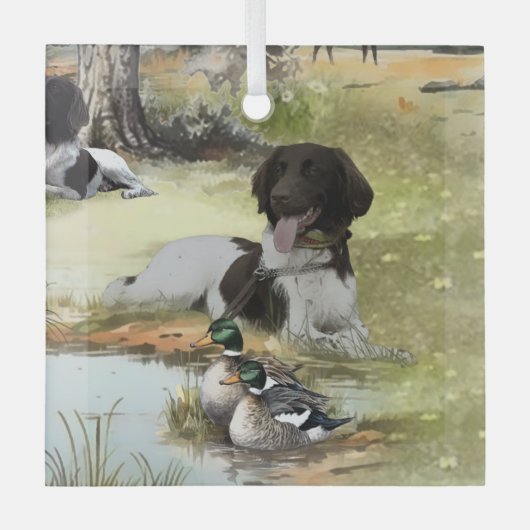 Ornement En Verre Munsterlander (Recto)