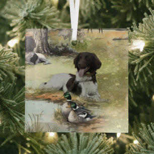 Ornement En Verre Munsterlander